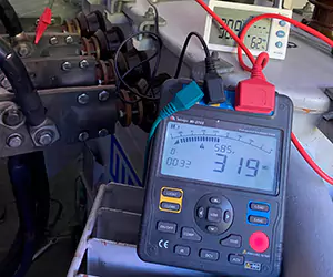 manutenção de subestação