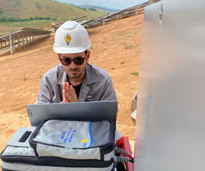 Curva IV sistema fotovoltaico