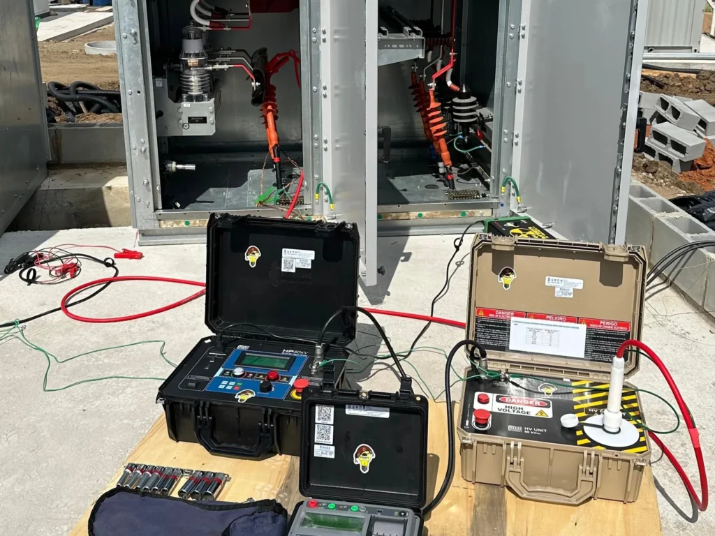 ENGENHARIA DE MANUTENÇÃO: A PROTEÇÃO PARA SUA OPERAÇÃO Equipamentos de teste de tensão aplicada HIPOT realizados pela Primo's Soluções Elétricas